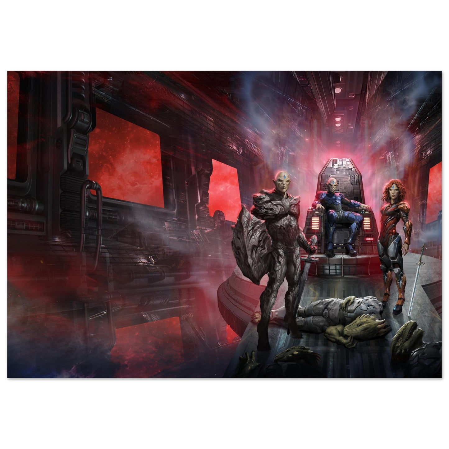 Last Born of Ki'darth, Book 3: Retribution Art work by Luciano Fleitas